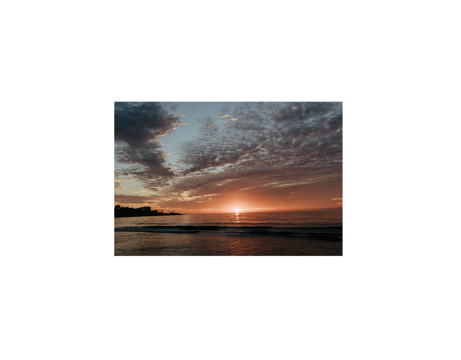 La Jolla Orange Sunset