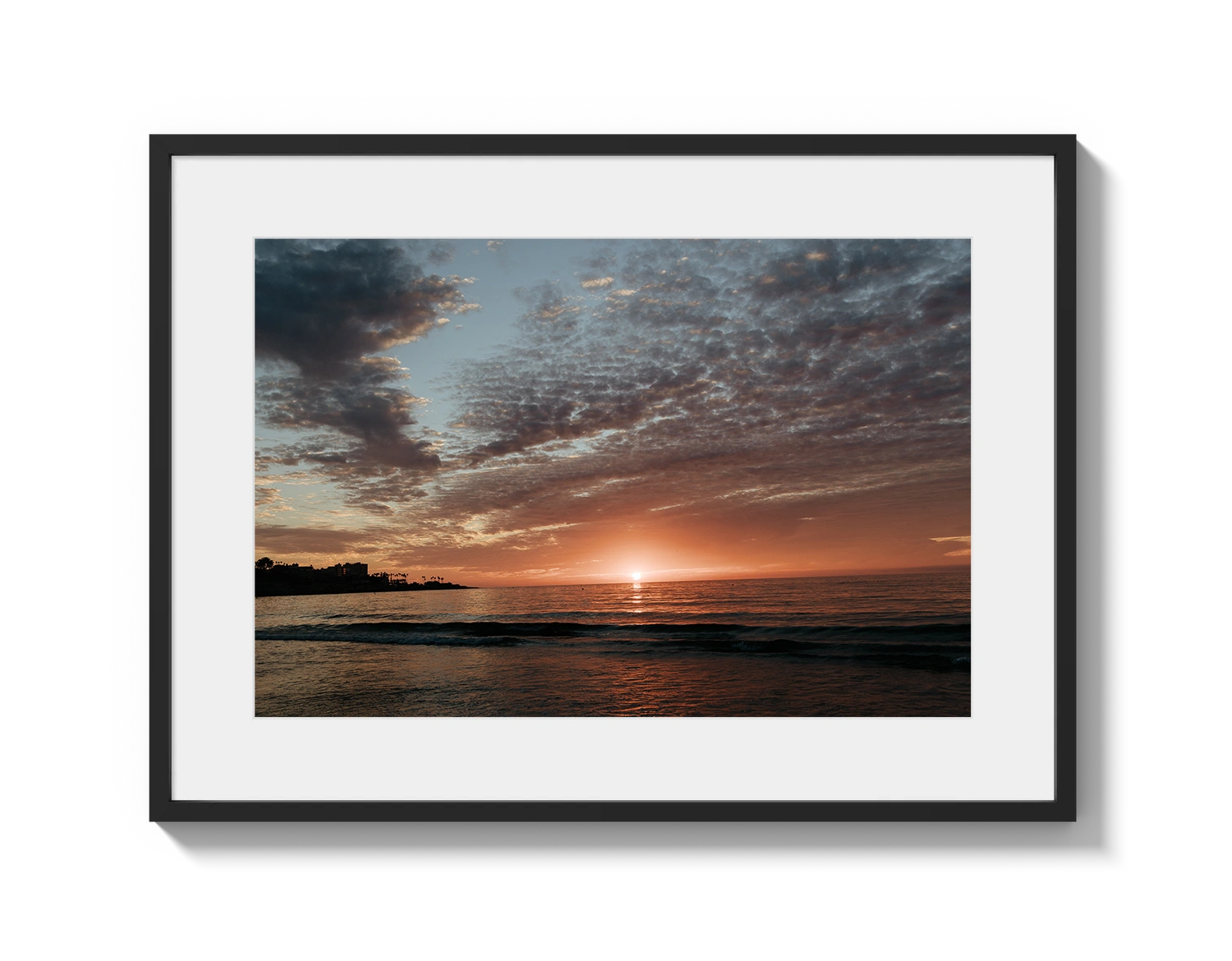 La Jolla Orange Sunset