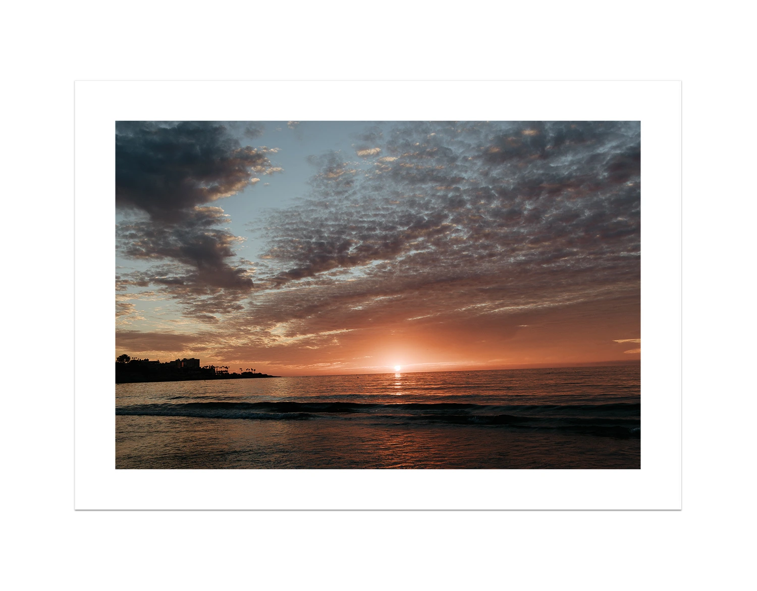 La Jolla Orange Sunset