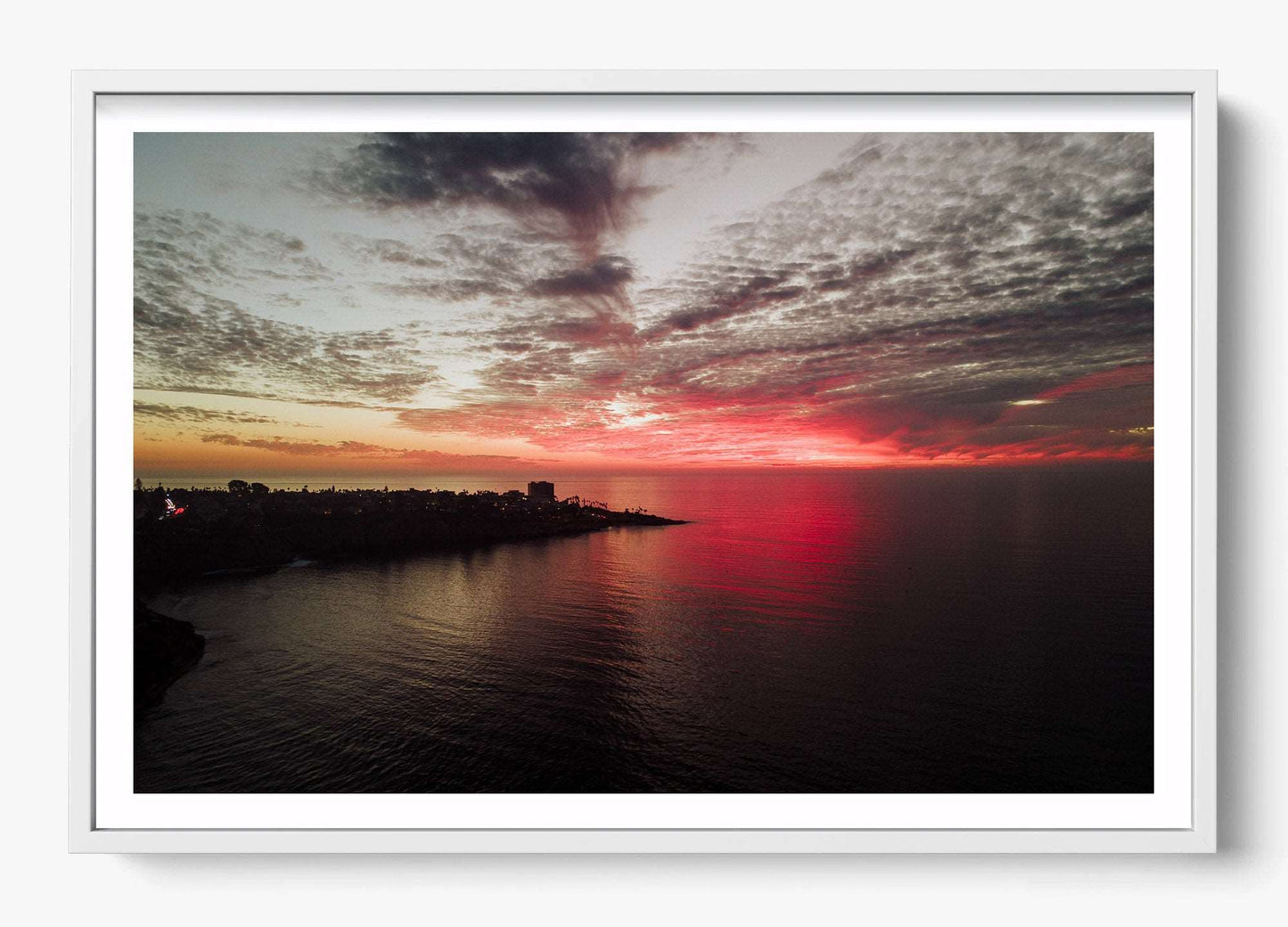 La Jolla Dark Pink Sunset