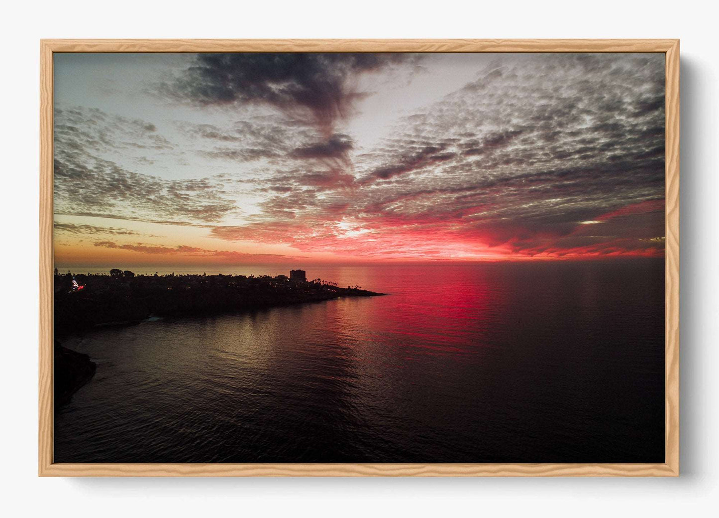 La Jolla Dark Pink Sunset