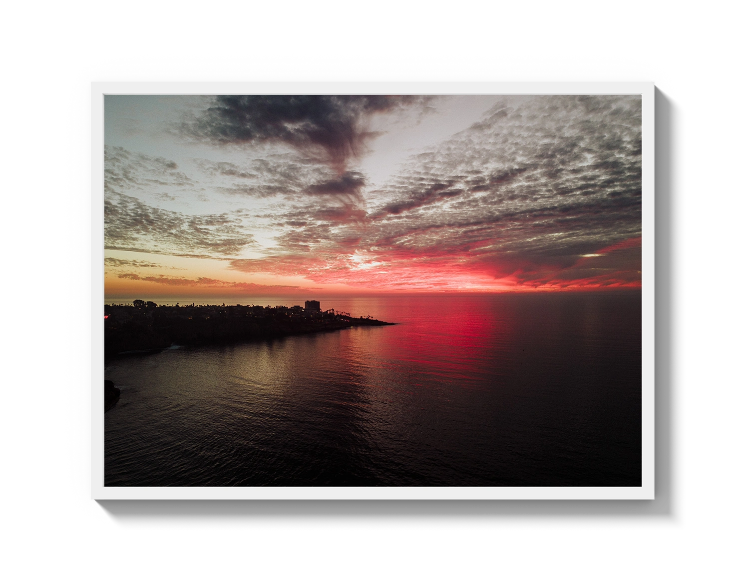 La Jolla Dark Pink Sunset