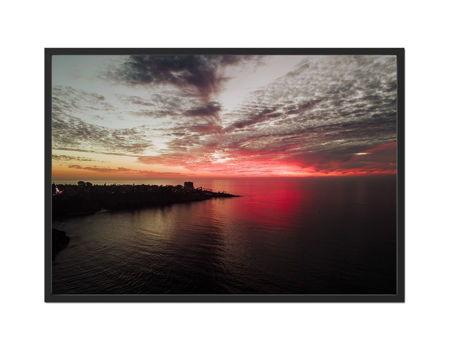 La Jolla Dark Pink Sunset