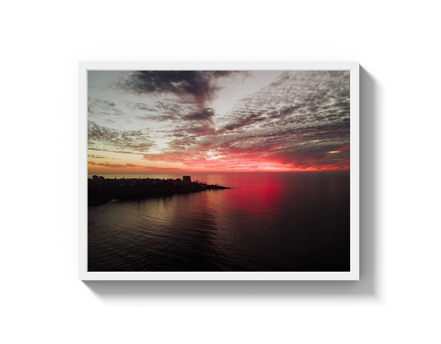 La Jolla Dark Pink Sunset