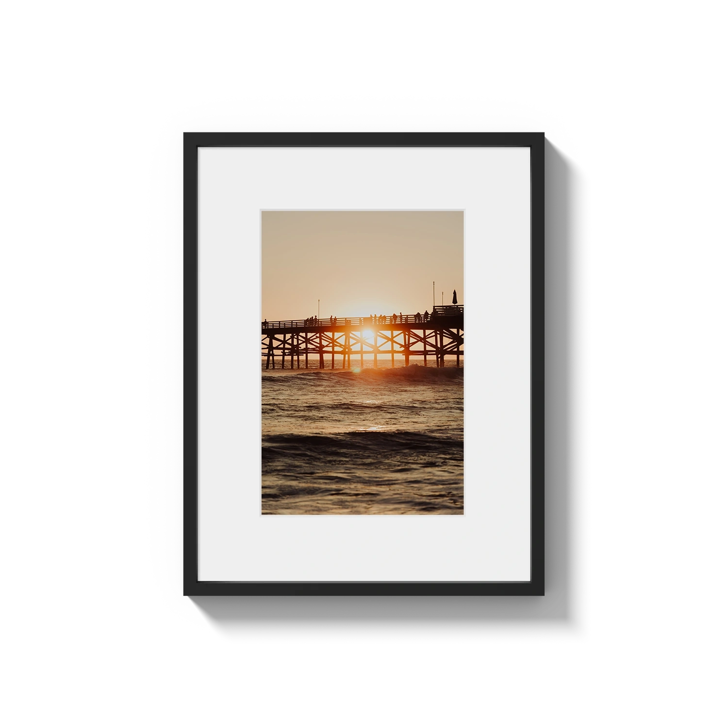 Sunset Through Pier