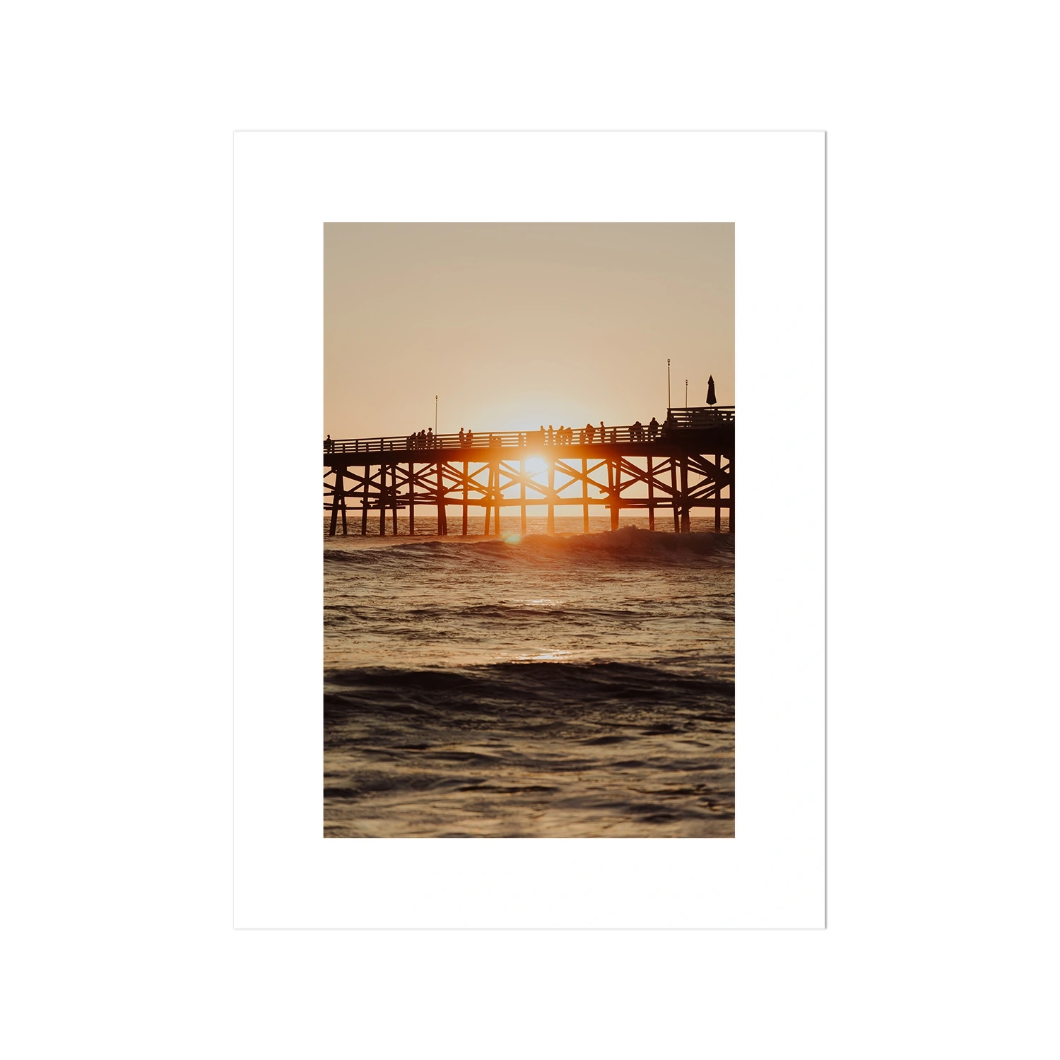 Sunset Through Pier