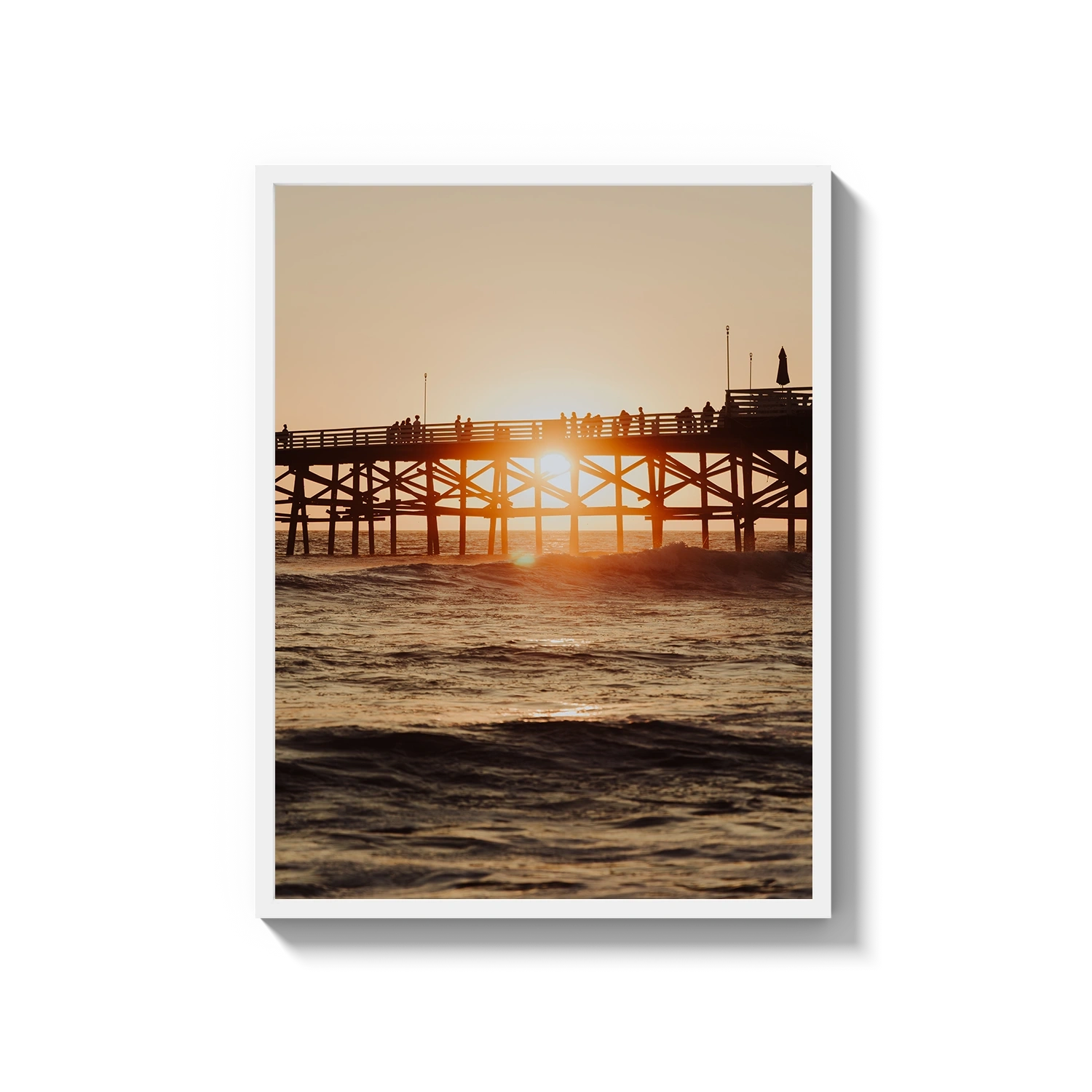 Sunset Through Pier