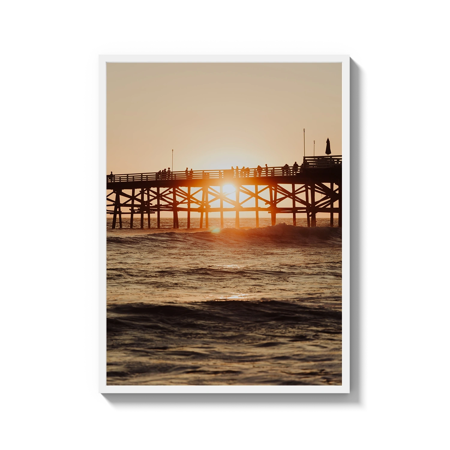 Sunset Through Pier