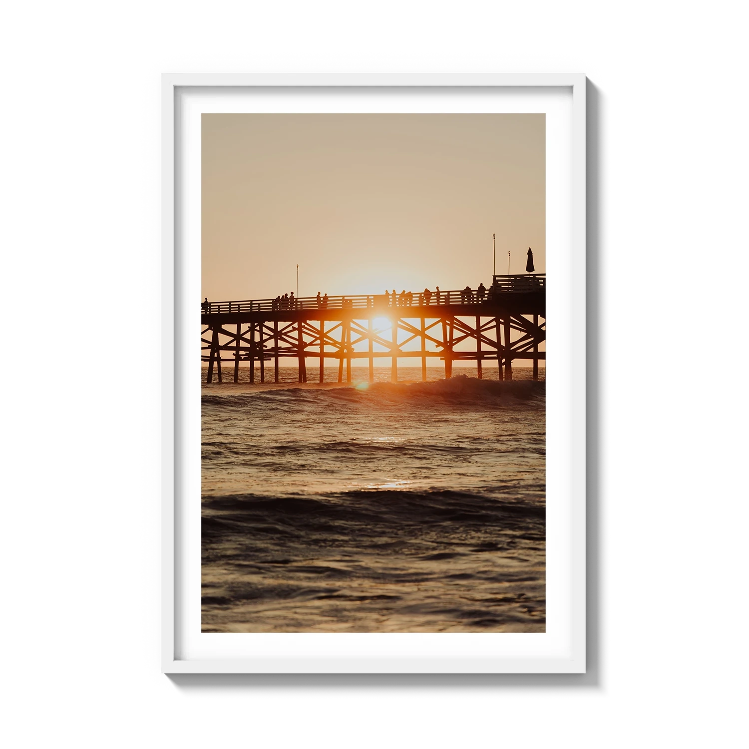 Sunset Through Pier