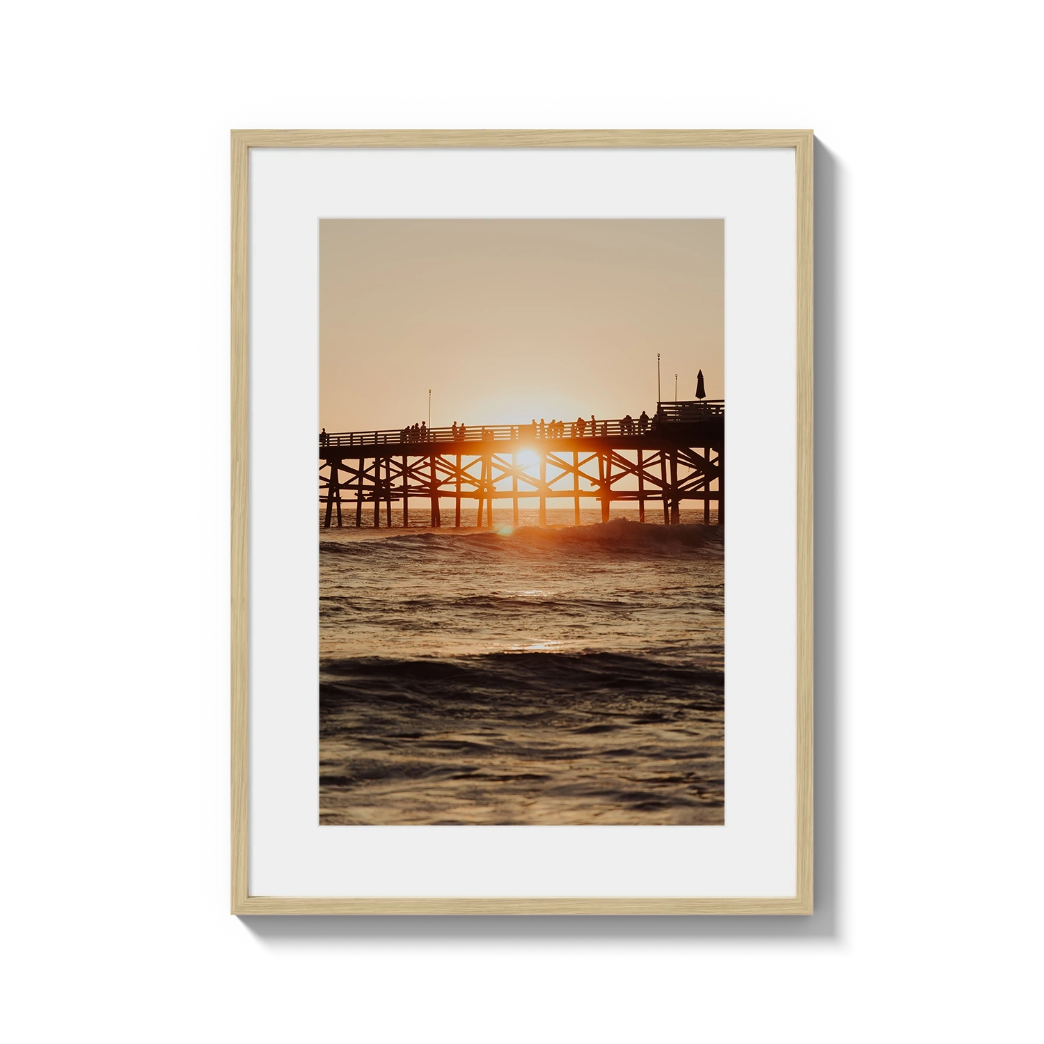 Sunset Through Pier