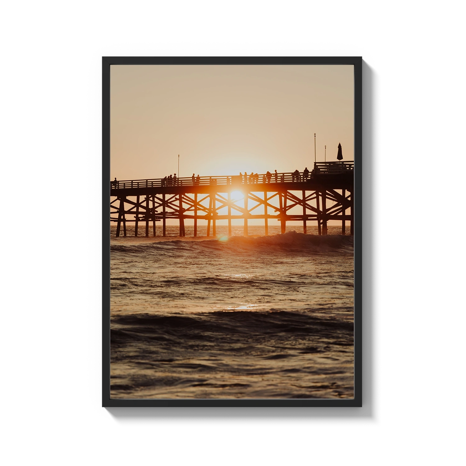 Sunset Through Pier