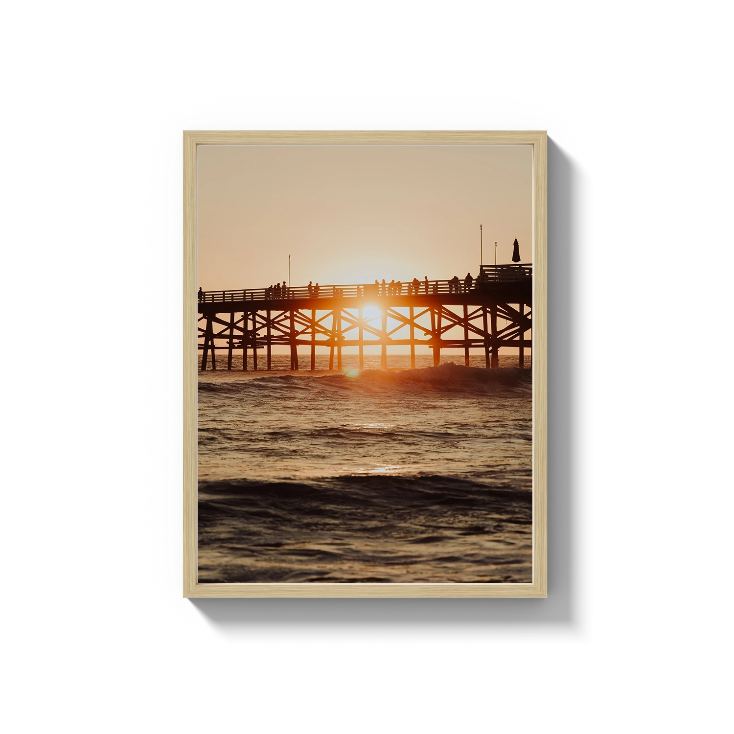 Sunset Through Pier