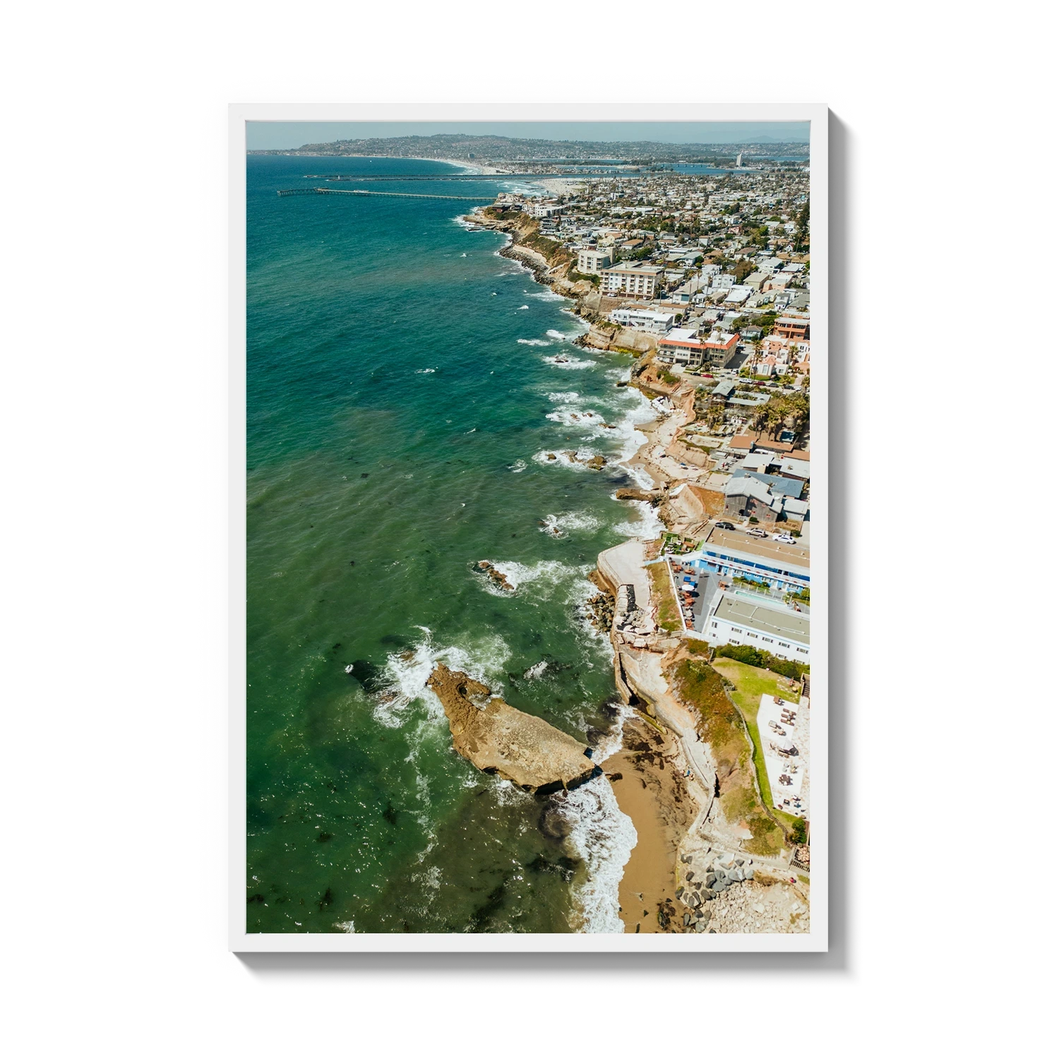 Sunset Cliffs Aerial Line