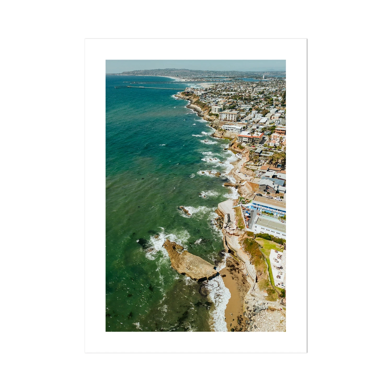 Sunset Cliffs Aerial Line