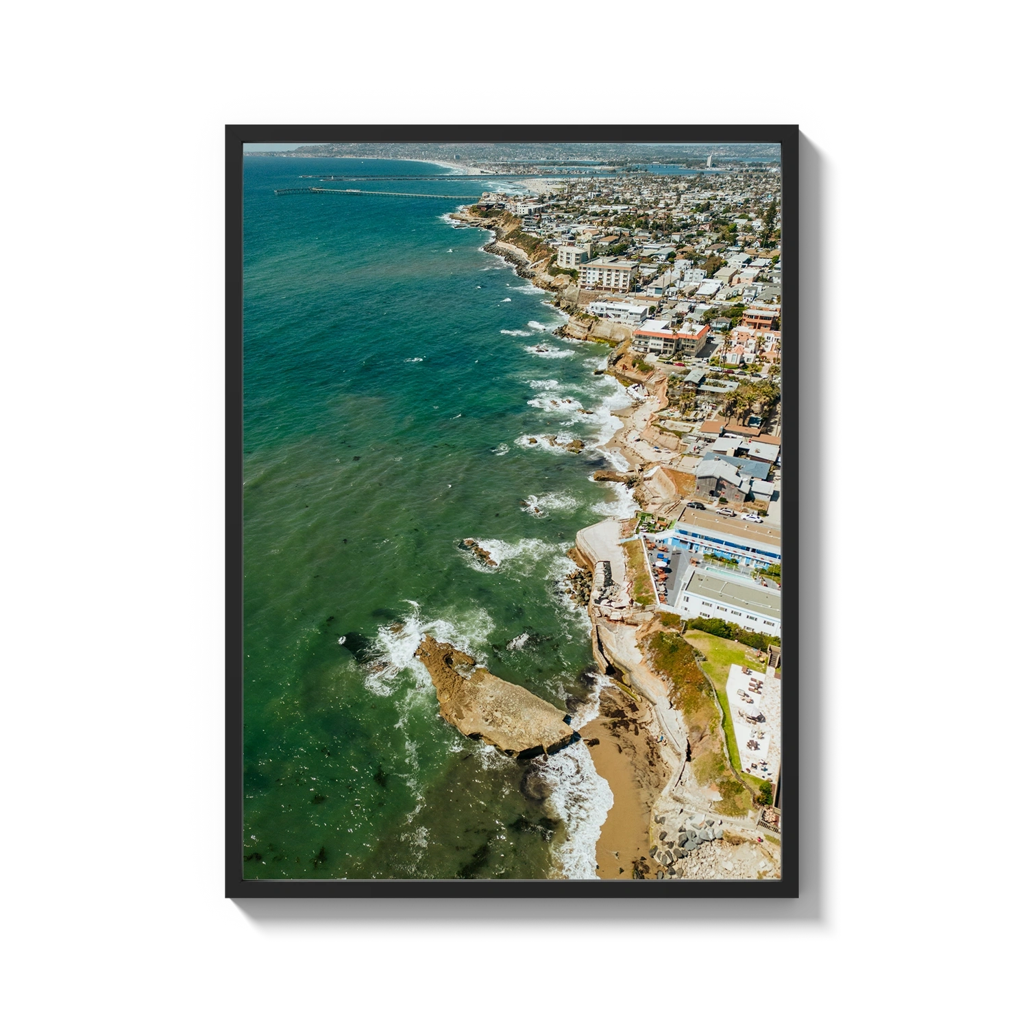 Sunset Cliffs Aerial Line