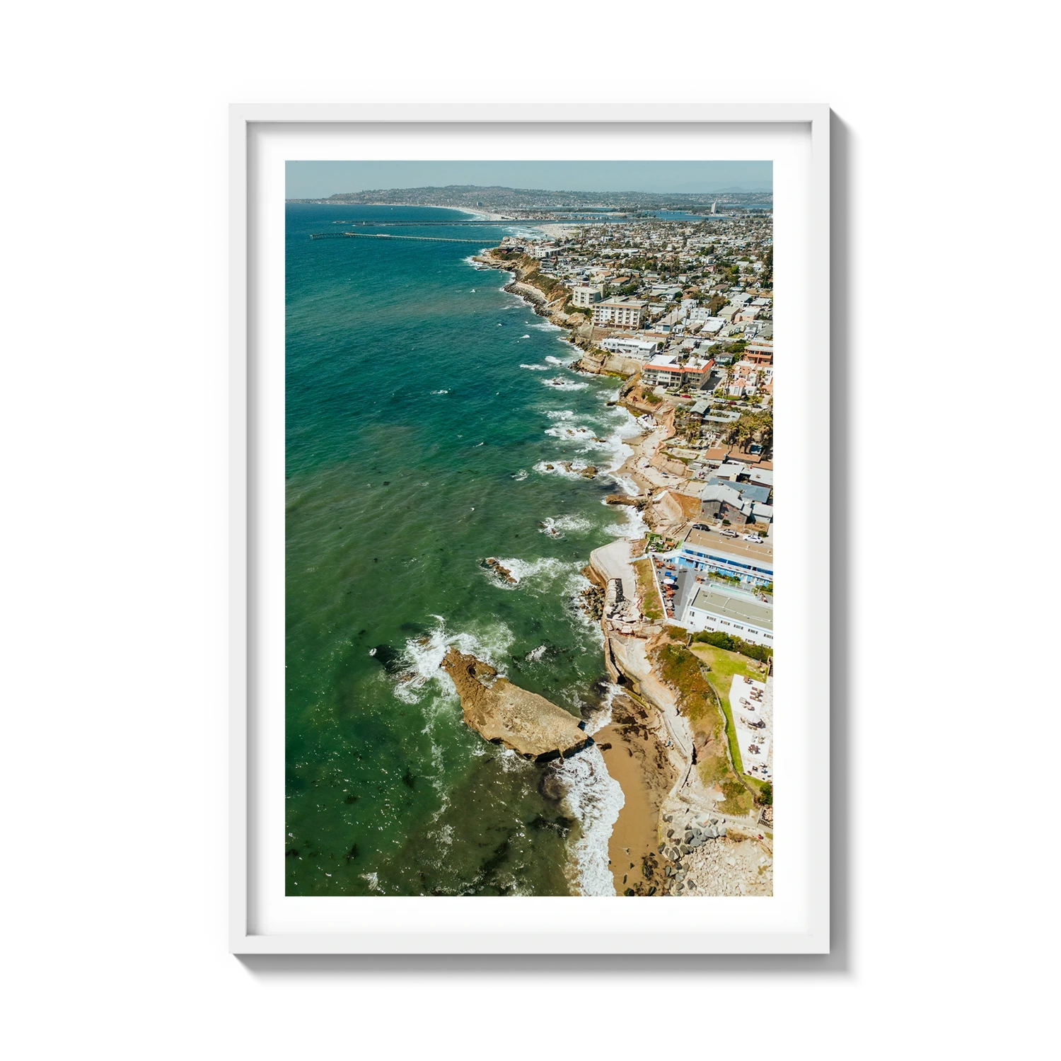 Sunset Cliffs Aerial Line